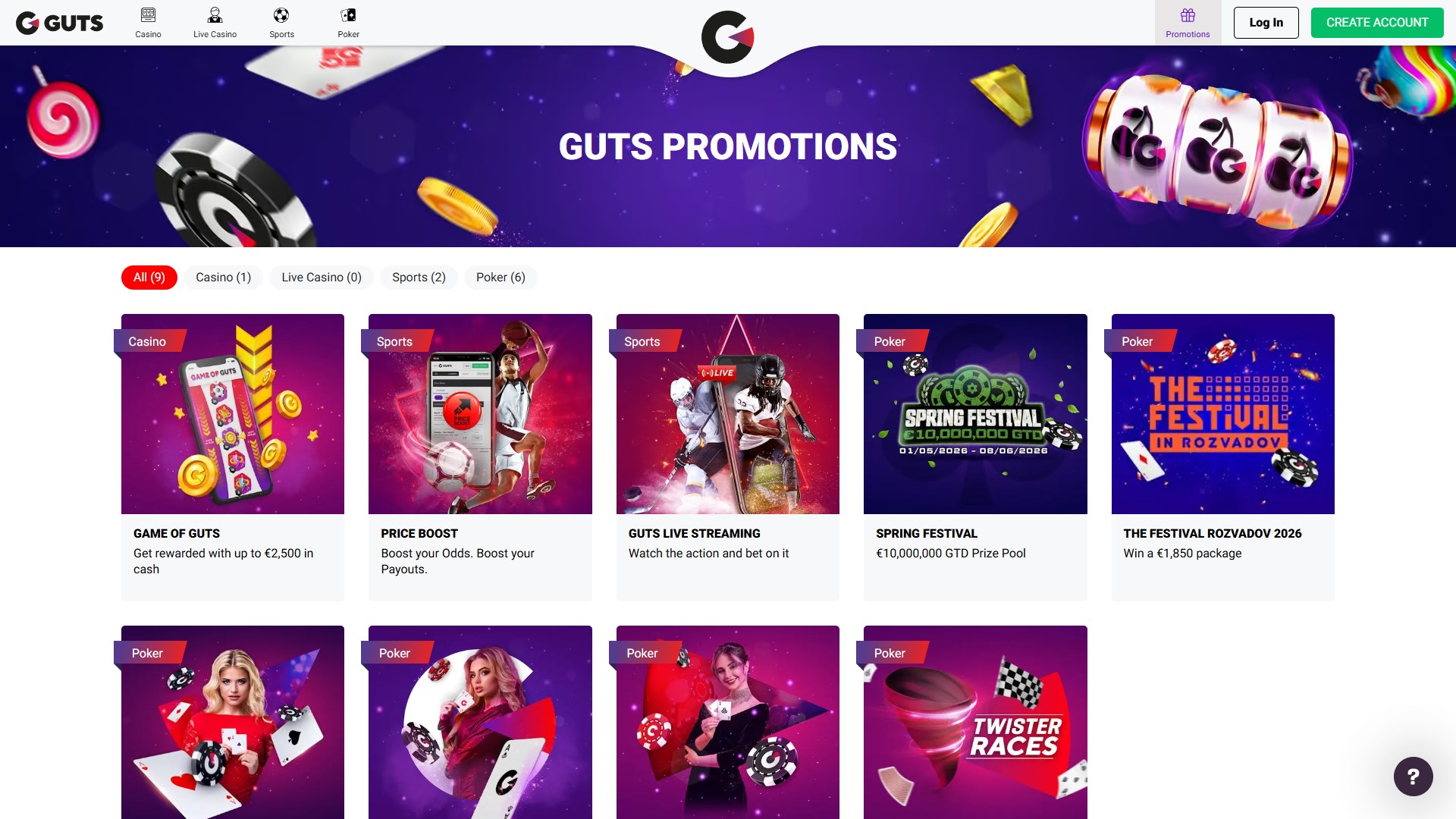 Guts Casino screenshot 4