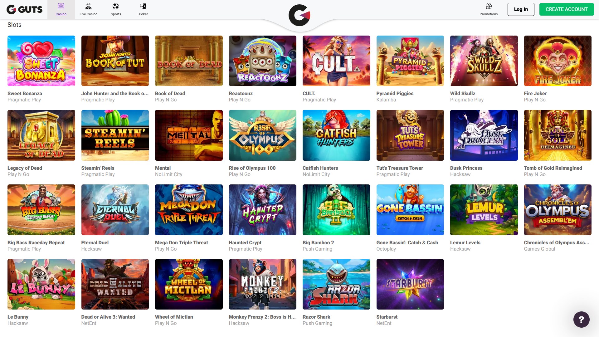 Guts Casino screenshot 5