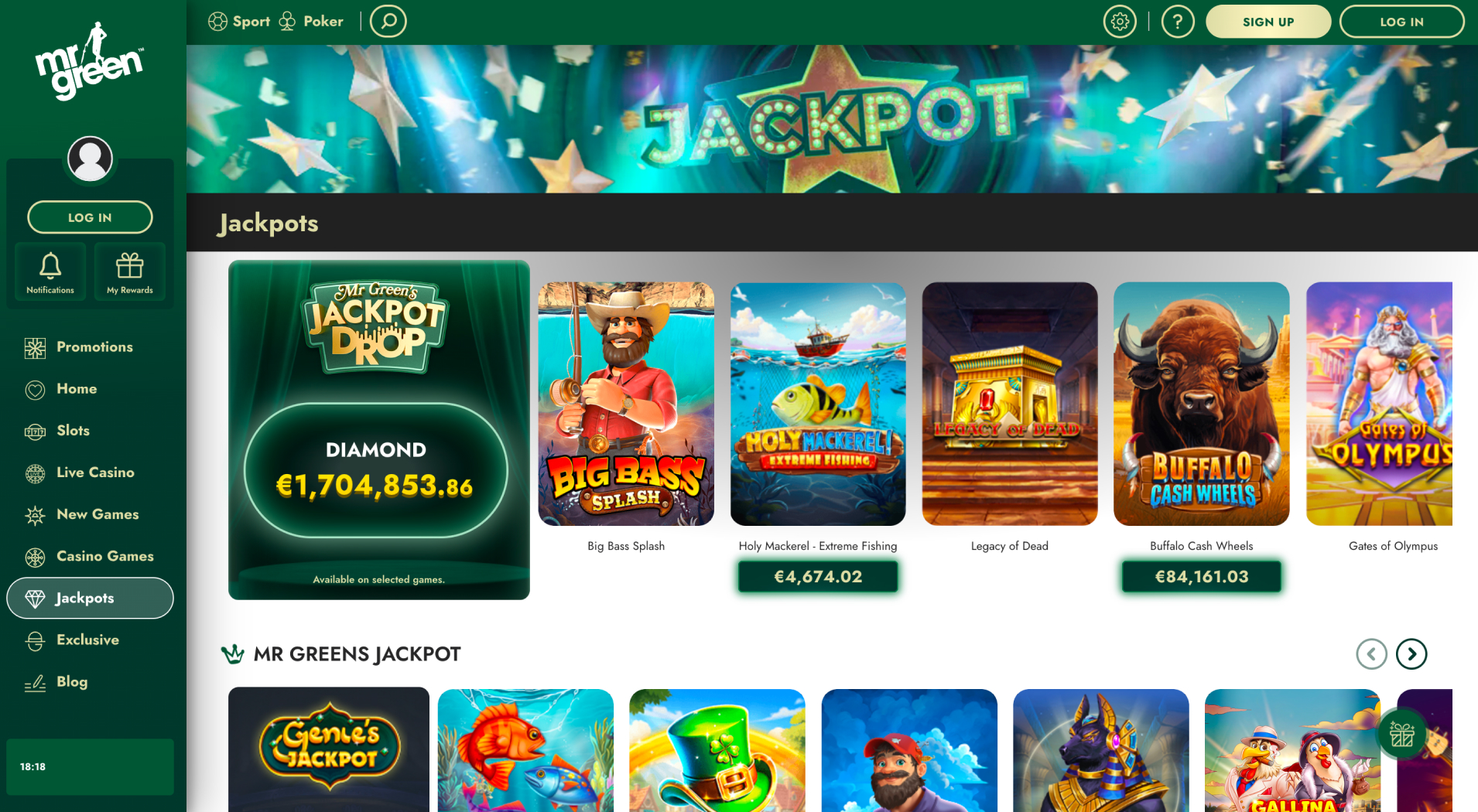 Mr Green screenshot 3