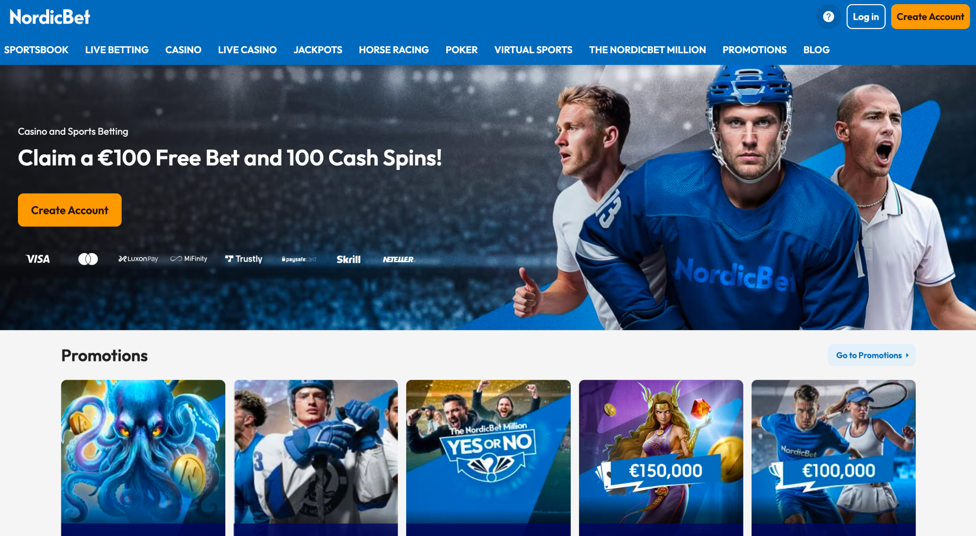NordicBet Casino screenshot 1